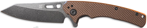 Remington Cutlery Edc Coping - 4" Folder G10 Tan/stone Washed