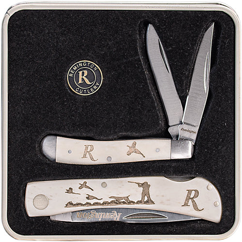 Remington Cutlery Pheasant - 2-knife Set W/tin<