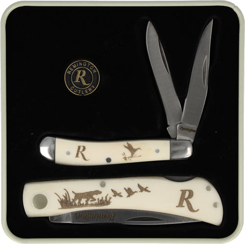Remington Cutlery Mallard Duck - 2-knife Set W/tin<
