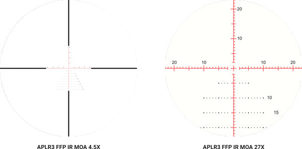 Athlon Scope Ares Btr G2 30mm - 4.5-27x50 Sf Ir Aplr3 Moa Ffp