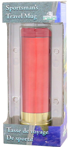 Rivers Edge 18oz Shot Shell - Travel Mug Red/copper