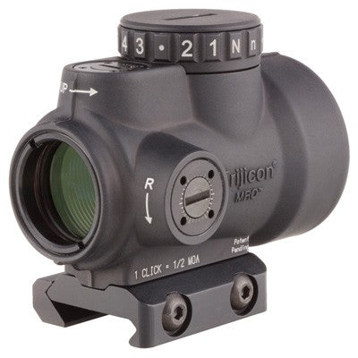 Trijicon Mro 1x25 Adj Red Dot - Sight 2.0 Moa W/low Mount