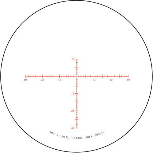 Trijicon Credo Hx 2.5-15x42 - 30mm Sfp Red Moa Dot Satin Blk