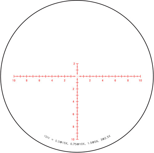 Trijicon Credo 2.5-15x42 30mm - Sfp Red Mrad Dot Matte Blk