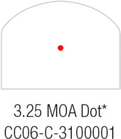 Trijicon Rmrcc Sight Adj. Led - 3.25 Moa Red Dot W/o Mount