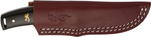 Browning Knife Buckmark Hunter - 3" Blade Hardwood W/sheath