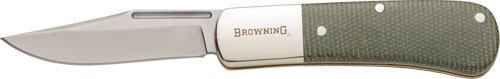 Browning Knife Folding Steam - Bank 2.5" Blade Olive Nailnic!