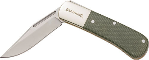 Browning Knife Folding Steam - Bank 2.5" Blade Olive Nailnic!