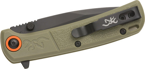 Browning Knife Buckmark Slim - Folder 3.18" Poly Handle Sage
