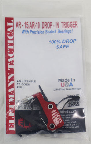 Elftmann Trigger Ar-15 3-gun - Curved Finger Adj 2.75-4lbs.