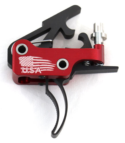 Elftmann Trigger Ar-15 3-gun - Curved Finger Adj 2.75-4lbs.
