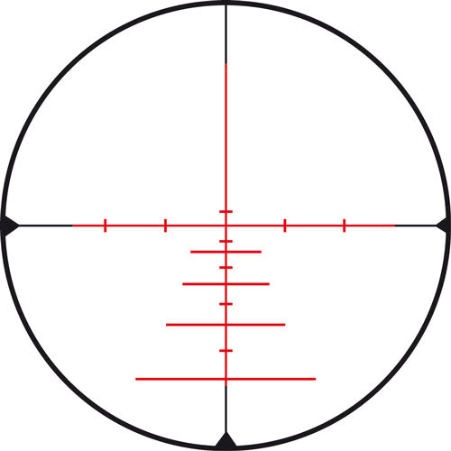 Konus Scope Diablo 4-16x50 - 30mm Red/blue 550 Ballistic