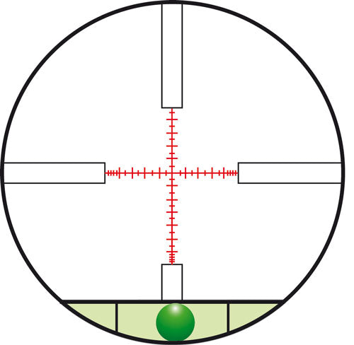 Konus Scope Diablo 6-24x50 - 30mm Red/blue Half Mil-dot