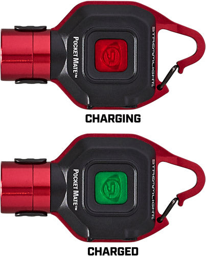 Streamlight Pocket Mate Usb - Edc Light W/pocket Clip Red