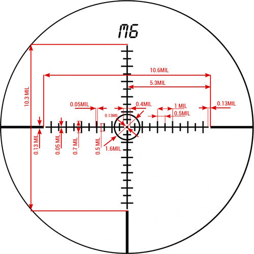 Konus Scope Konuspro El30 30mm - 4-16x44 10-changeable Reticle<