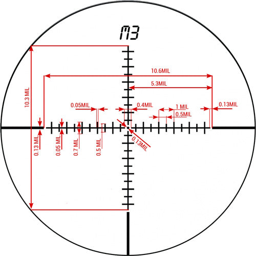 Konus Scope Konuspro El30 30mm - 4-16x44 10-changeable Reticle<