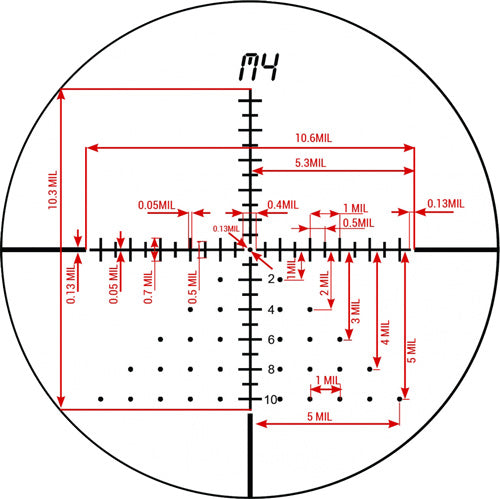 Konus Scope Konuspro El30 30mm - 4-16x44 10-changeable Reticle<