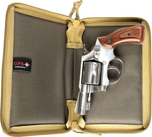 Gps Pistol Sleeve Med Lockable - Zipper Rifle Green/khaki Nylon