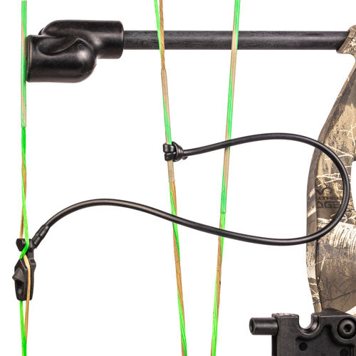 Trophy Ridge No Tie Tube Peep - 1/4" Black