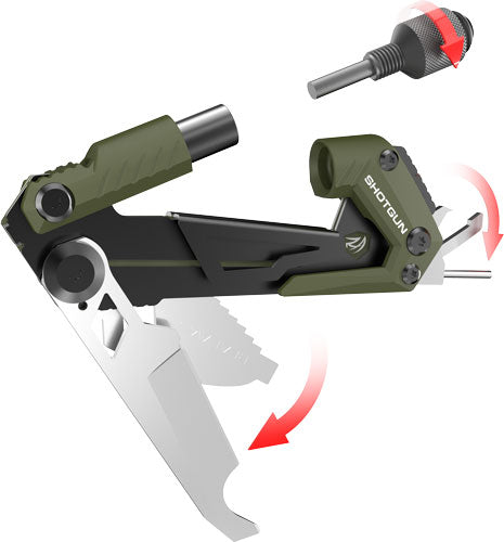 Real Avid Core Gun Tool Shtgun - Carry Multi-tool Carabiner