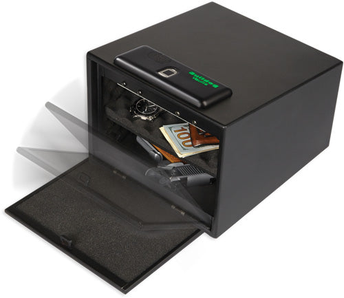 Bulldog Biometric Pistol Vault - Magnum W/ Shelf 11.5"x10"x8"