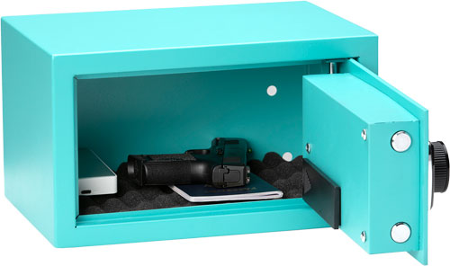 Bulldog Dual Led/biometric - Vault 12"x8"x7 Teal Speckle