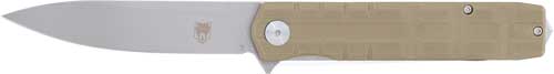 Cobratec Kuzio Folder 3.12" - Tan G10 D2 Blade