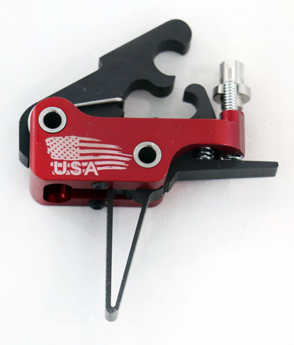 Elftmann Trigger Ar-10 Match - Straight Finger Adj 2.75-4lbs.