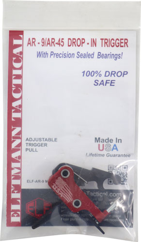Elftmann Trigger Ar-9 Straight - Finger Adj 2.75-4lbs. Mil-spec