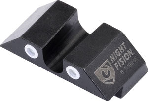 Night Fision Tritium White Dot - "u" Rear For Glock 20/41 Set