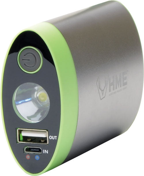 Hme Hand Warmer Rechargeable - 5 Hour W/led Torch Light