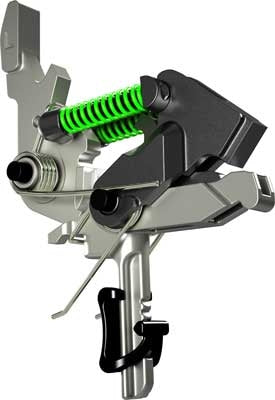 Hiperfire Trigger Ar-15/10 Hpt - Eclipse W/nib Plating Low Pull