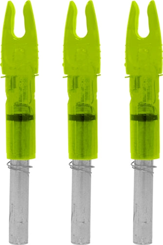 Lumenok Lighted Nock - Signature Series Green 3pk