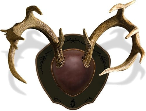 Mountain Mike's Deer Antler - Rack Plaque W/shed Spreader