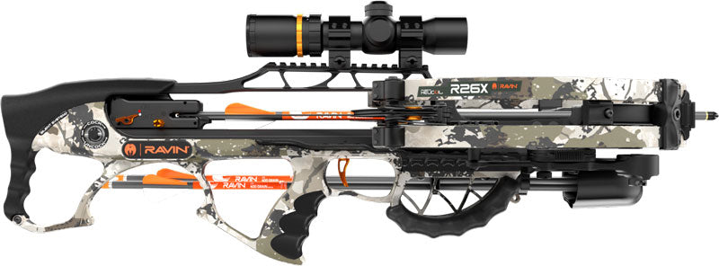 Ravin Crossbow Kit R26x W/3- - Arrows 400fps Silent Cock Xk7