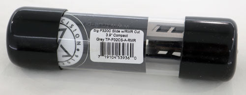 True Precision Sig P320c Slide - W/rmr Cut & Plate Grey Dlc