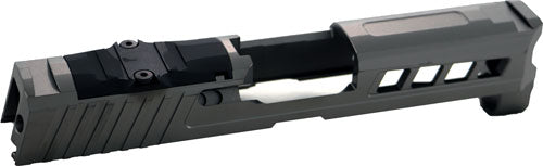 True Precision Sig P320c Slide - W/rmr Cut & Plate Grey Dlc