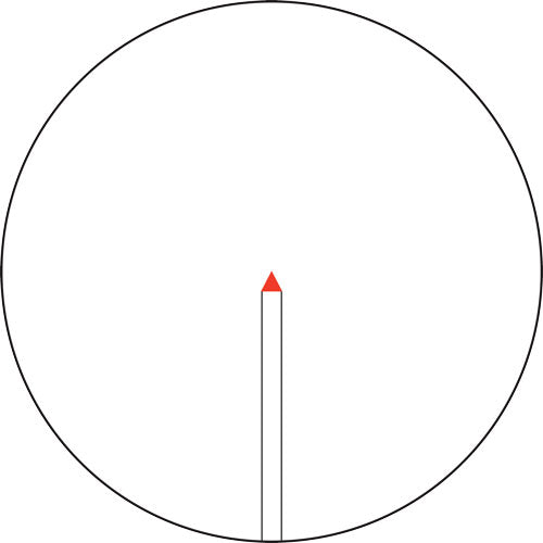 Trijicon Accupoint 2.5-10x56 - 30mm Bac Red Triangle Post