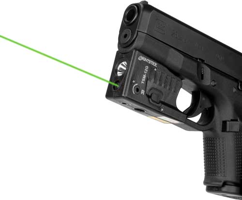 Nightstick Sub-comp Weapn Lght - W/grn Laser For Glock 26-39