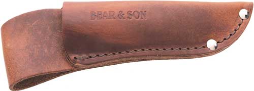 Bear & Son Bird & Trout 3.1" - Staglon W/leather Sheath Usa