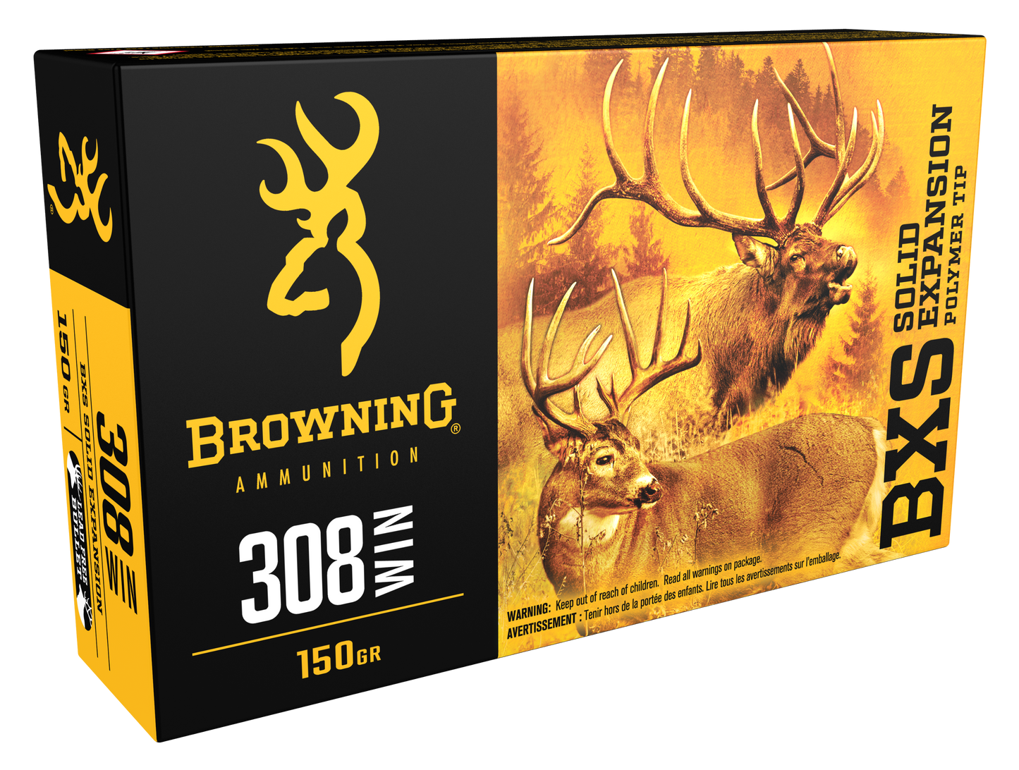Browning Ammo Bxs, Brna B192403081 308 150 Lf Bggm/deer 20/10