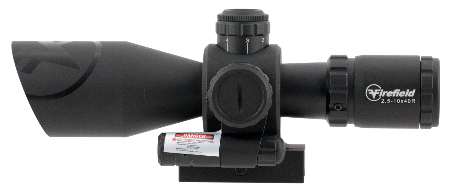 Firefield Barrage, Firefield Ff13065 Barrage 2.5-10x40 W/red Las