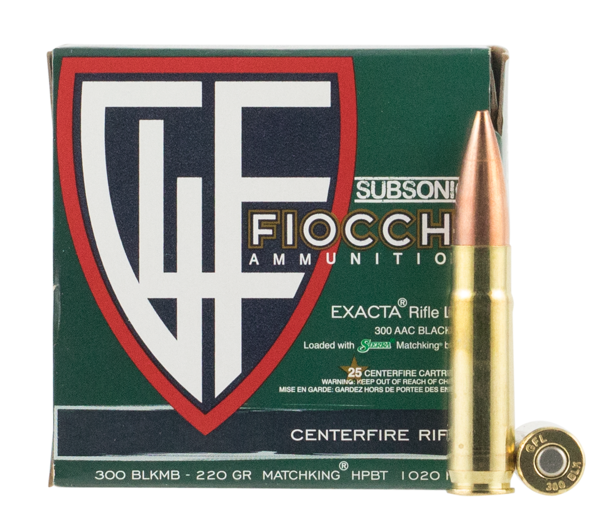 Fiocchi Extrema, Fio 300blkmb 300bo 220 Hpbt 25/20