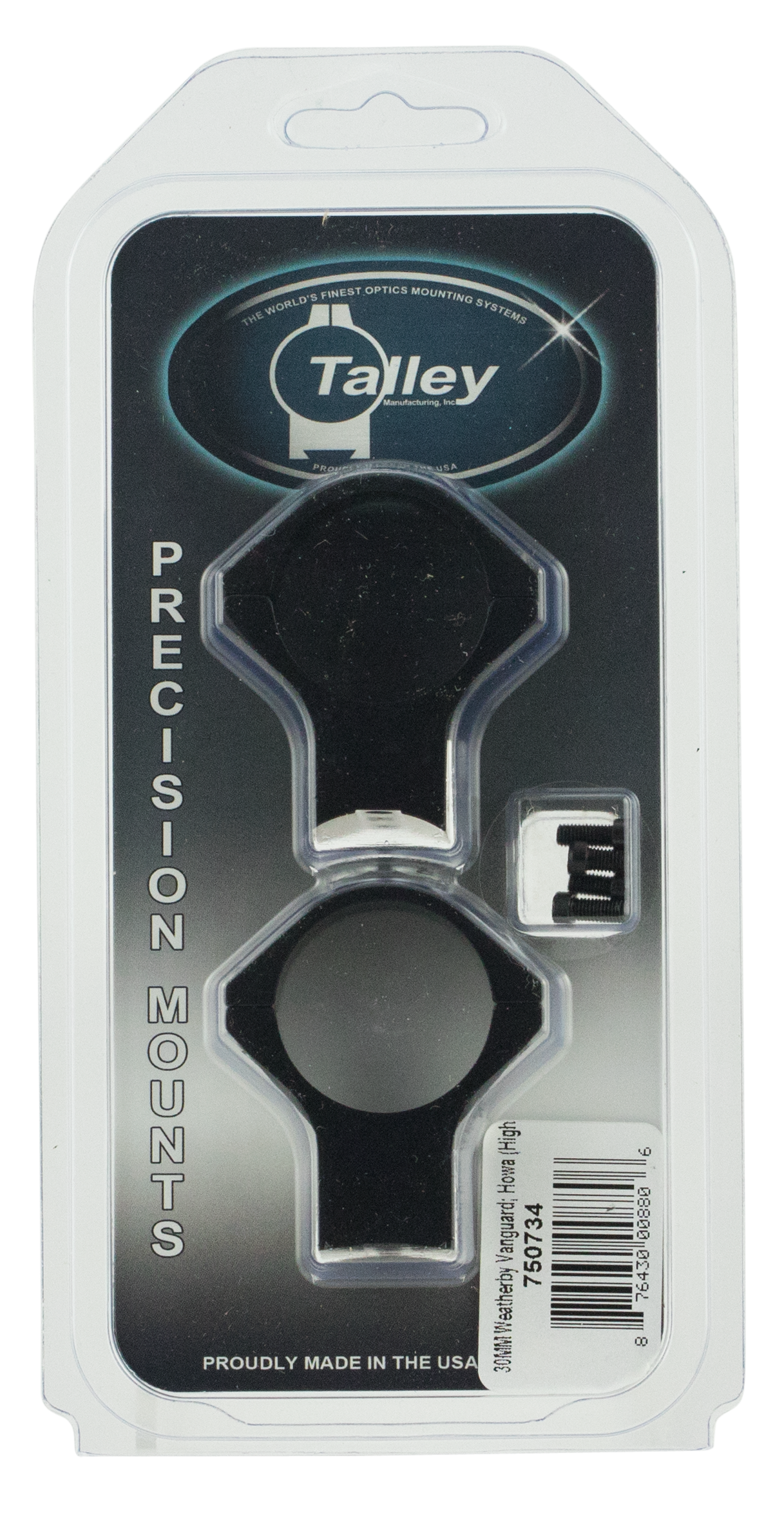 Talley Light Weight Ring/base Combo, Tal 750734 Lw Rng/bs 30mm Hi Vanguard