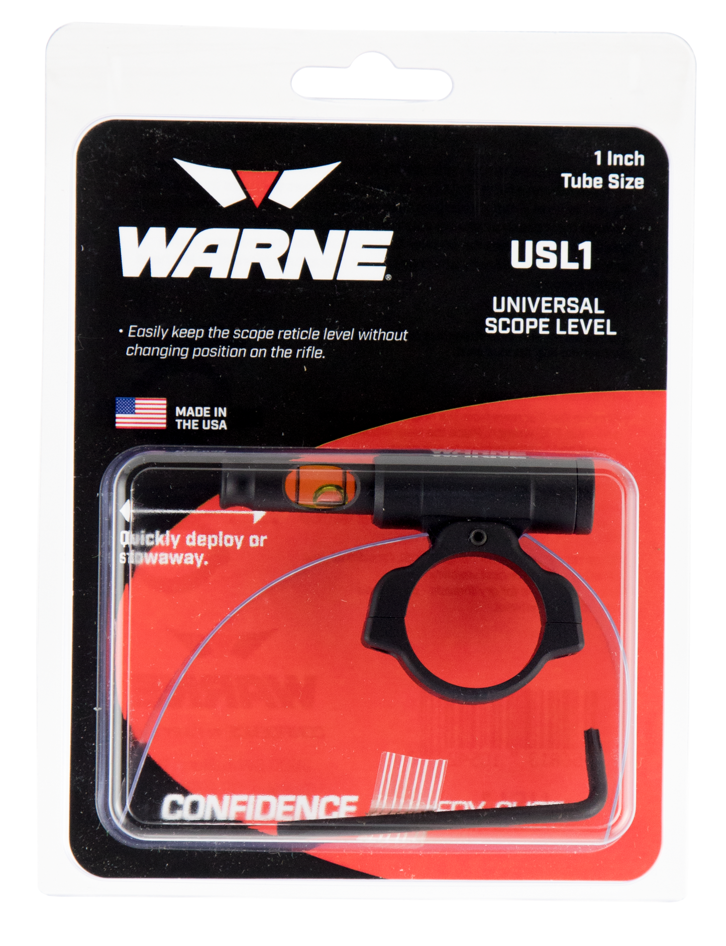 Warne Universal Scope Level, Warne Usl1 Univ Scope Level 1in