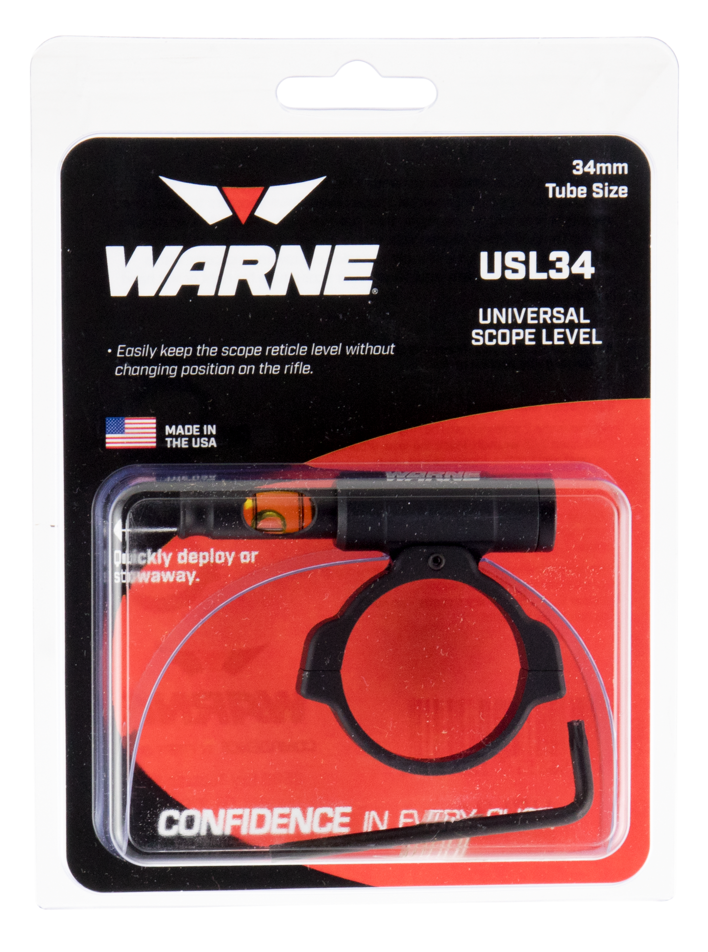 Warne Universal Scope Level, Warne Usl34 Univ Scope Level 34mm