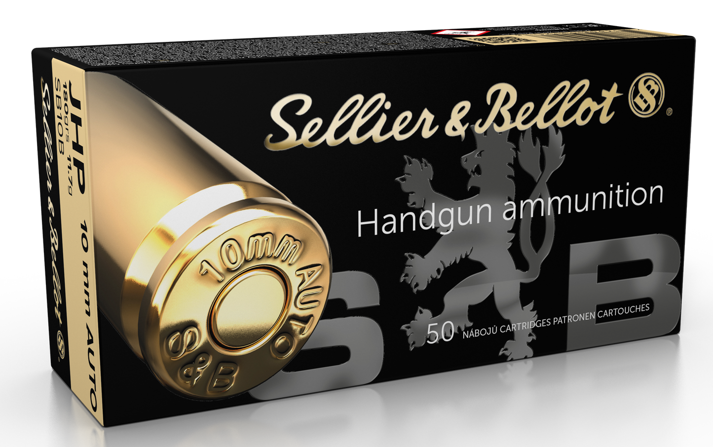 Sellier & Bellot Handgun, S&b Sb10b 10mm 180 Jhp 50/20