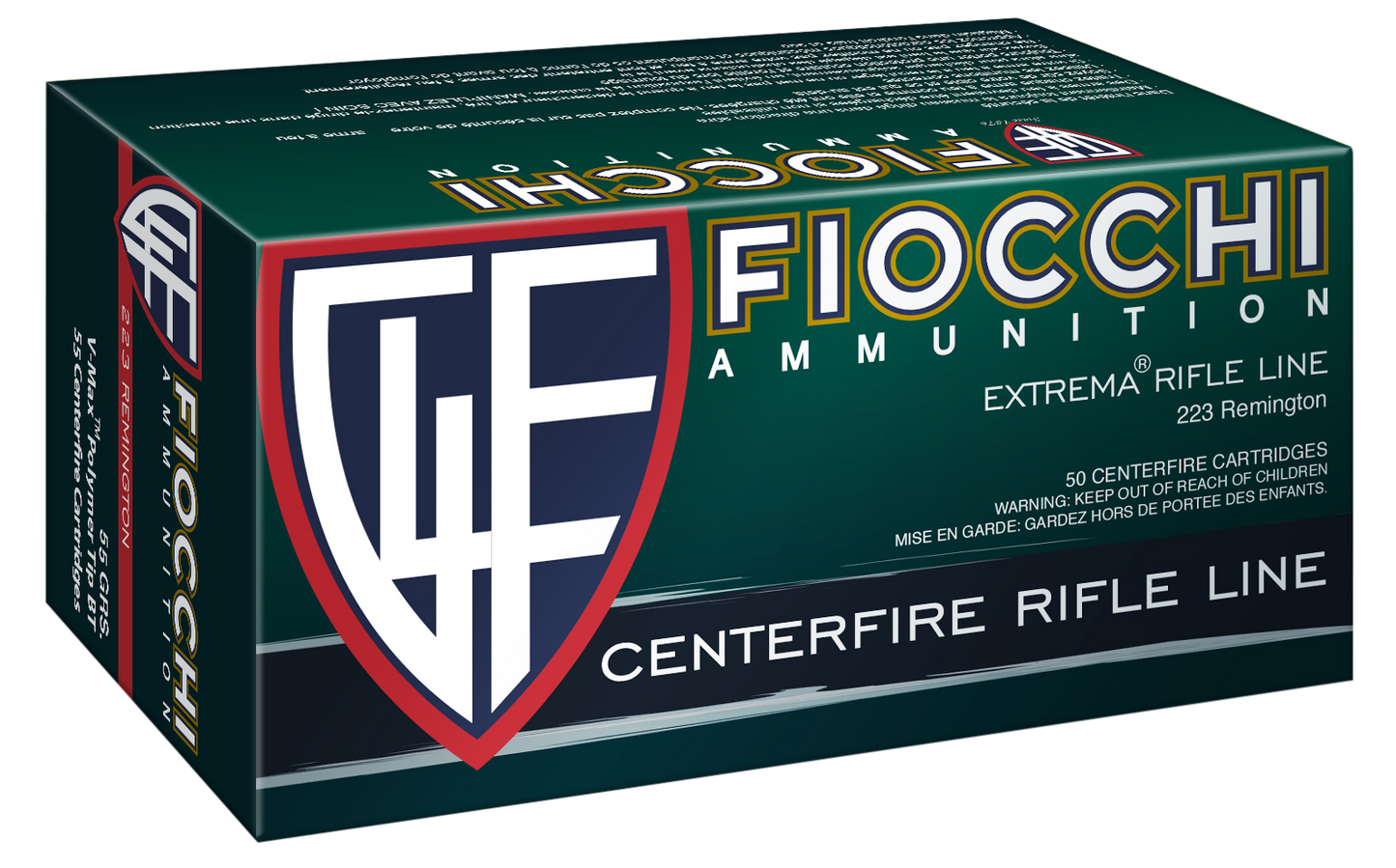 Fiocchi Field Dynamics, Fio 223hvc50 223 55 Vmax 50/20