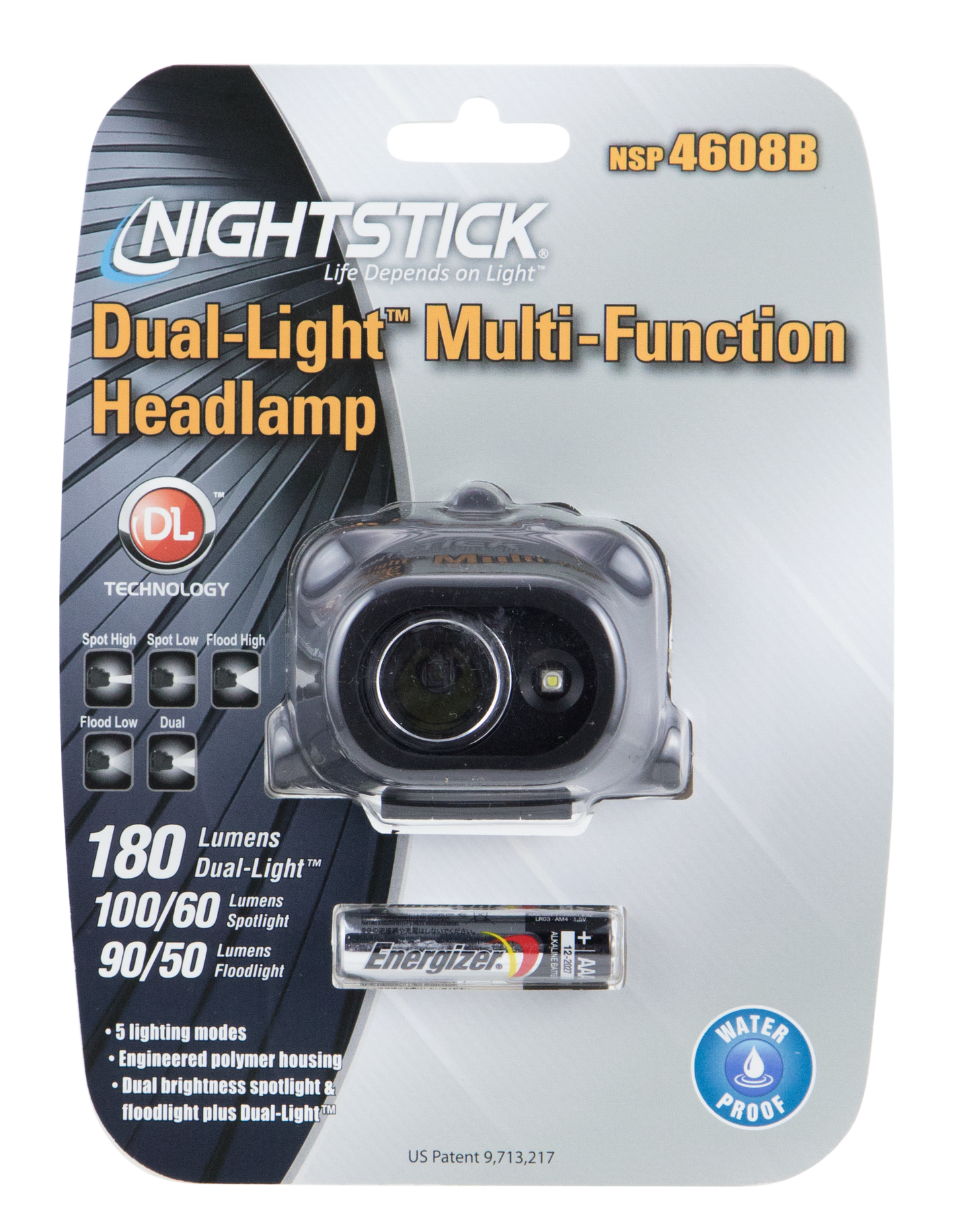 Nightstick Nsp-4608bc, Nstick Nsp4608b Headlamp Dual Light 180l