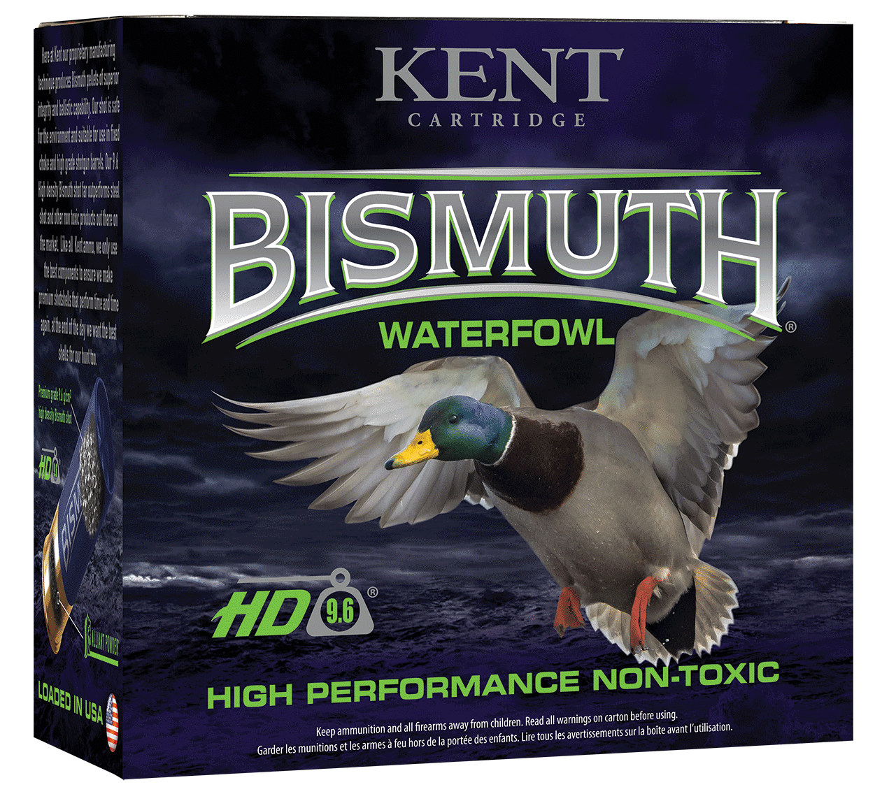 Kent Cartridge Bismuth, Kent B123w404 3in 13/8 Bismt Waterfowl 25/10